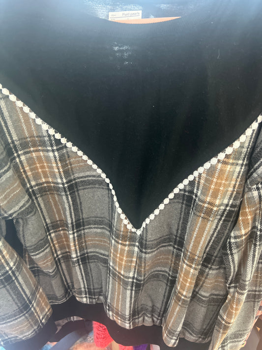 Ellison young plaid pearl