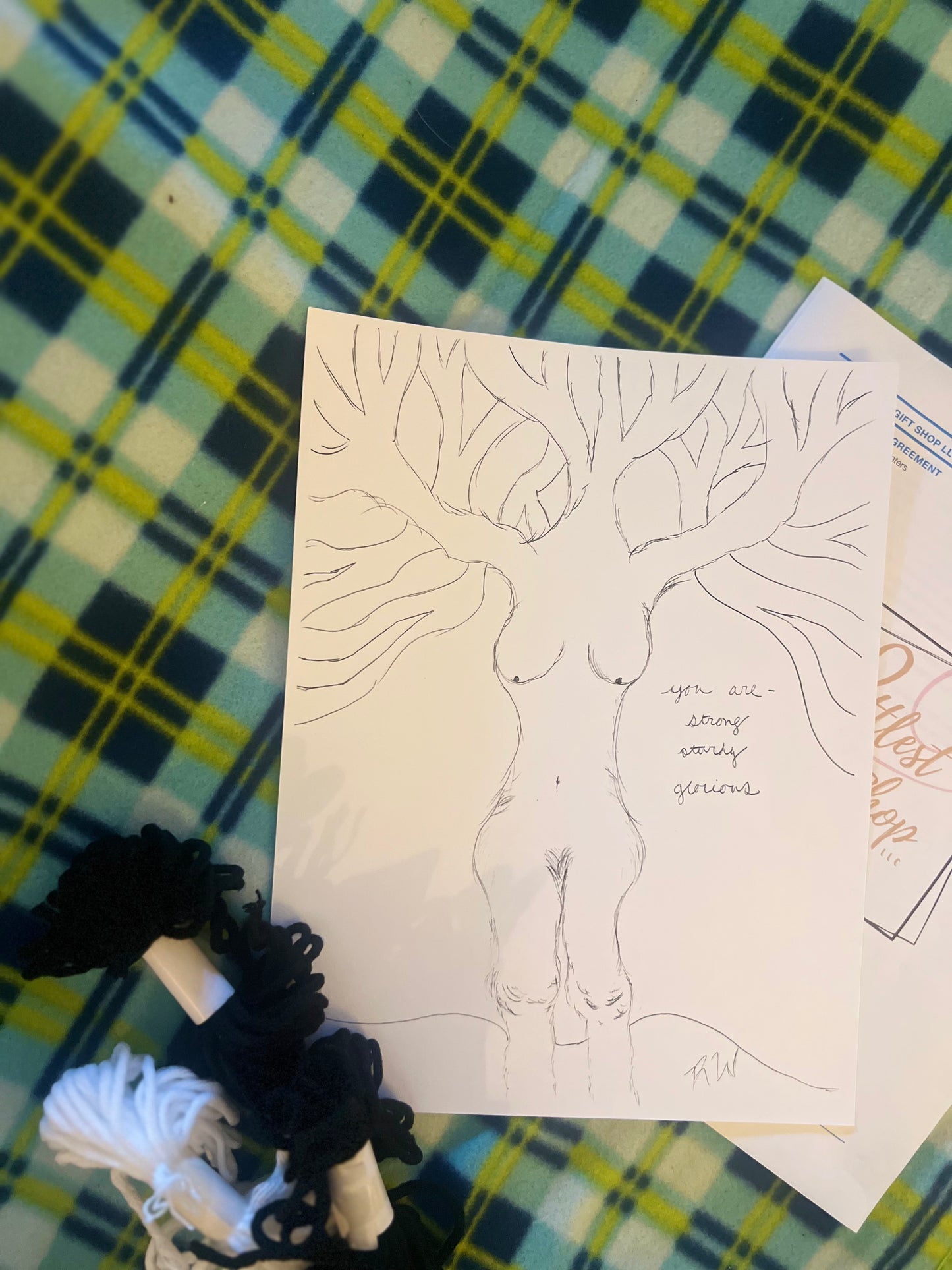 Sturdy Tree Woman By Rachel Winters