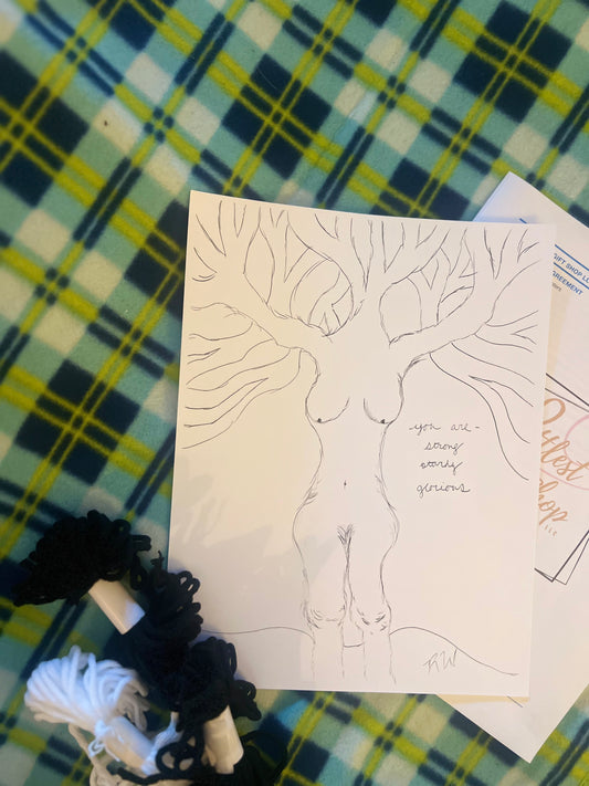 Sturdy Tree Woman By Rachel Winters