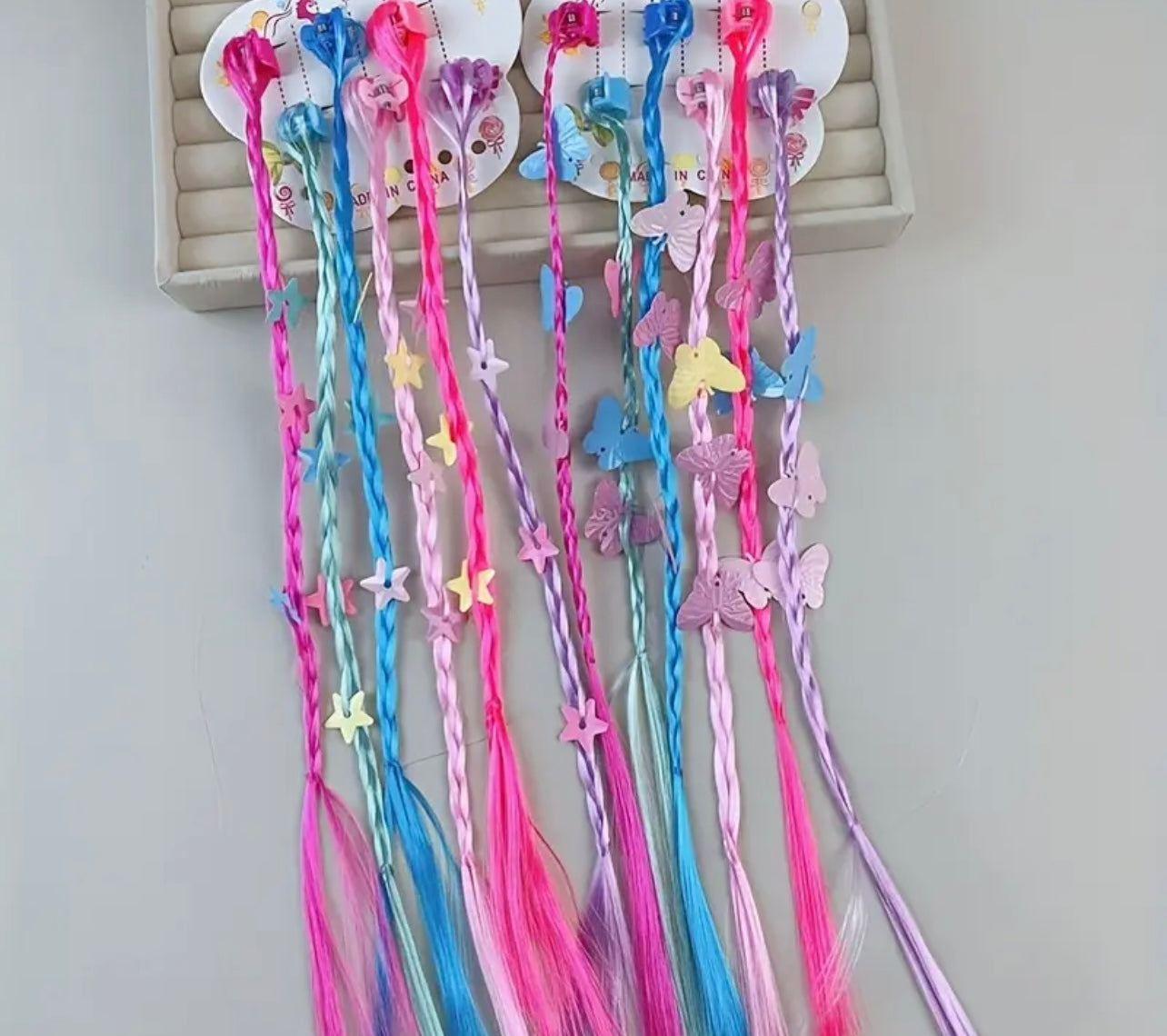 Mini hair clip princess style extension