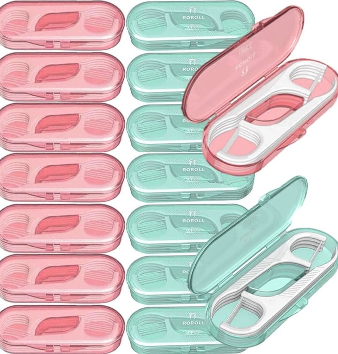 Travel Dental Floss Pic Case