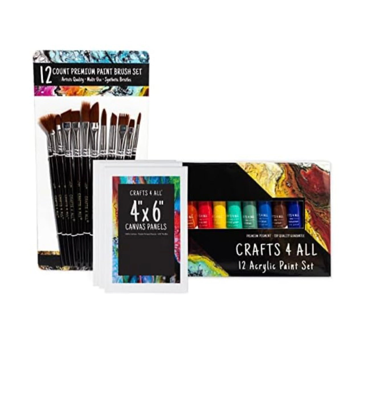 28 Piece Acrylic Paint Set Kit