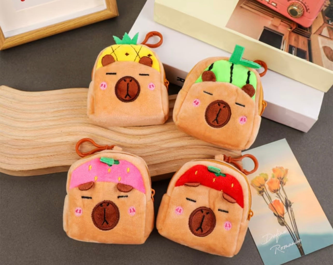 Capybara Coin Purse Keychain