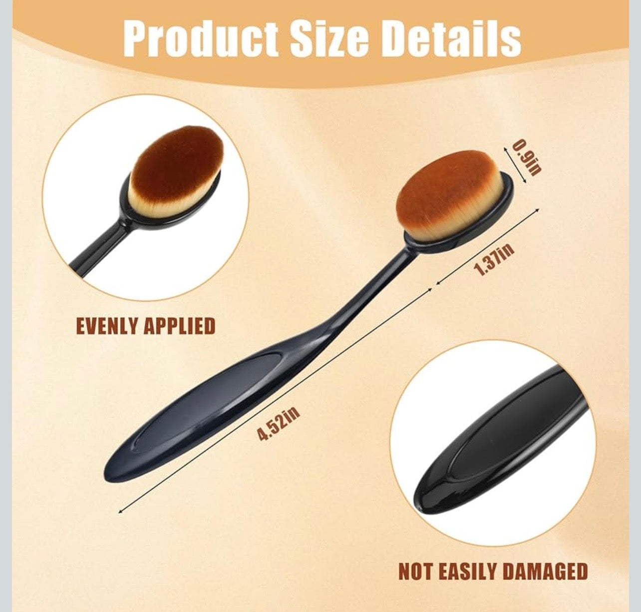 Oval Make Up Brush