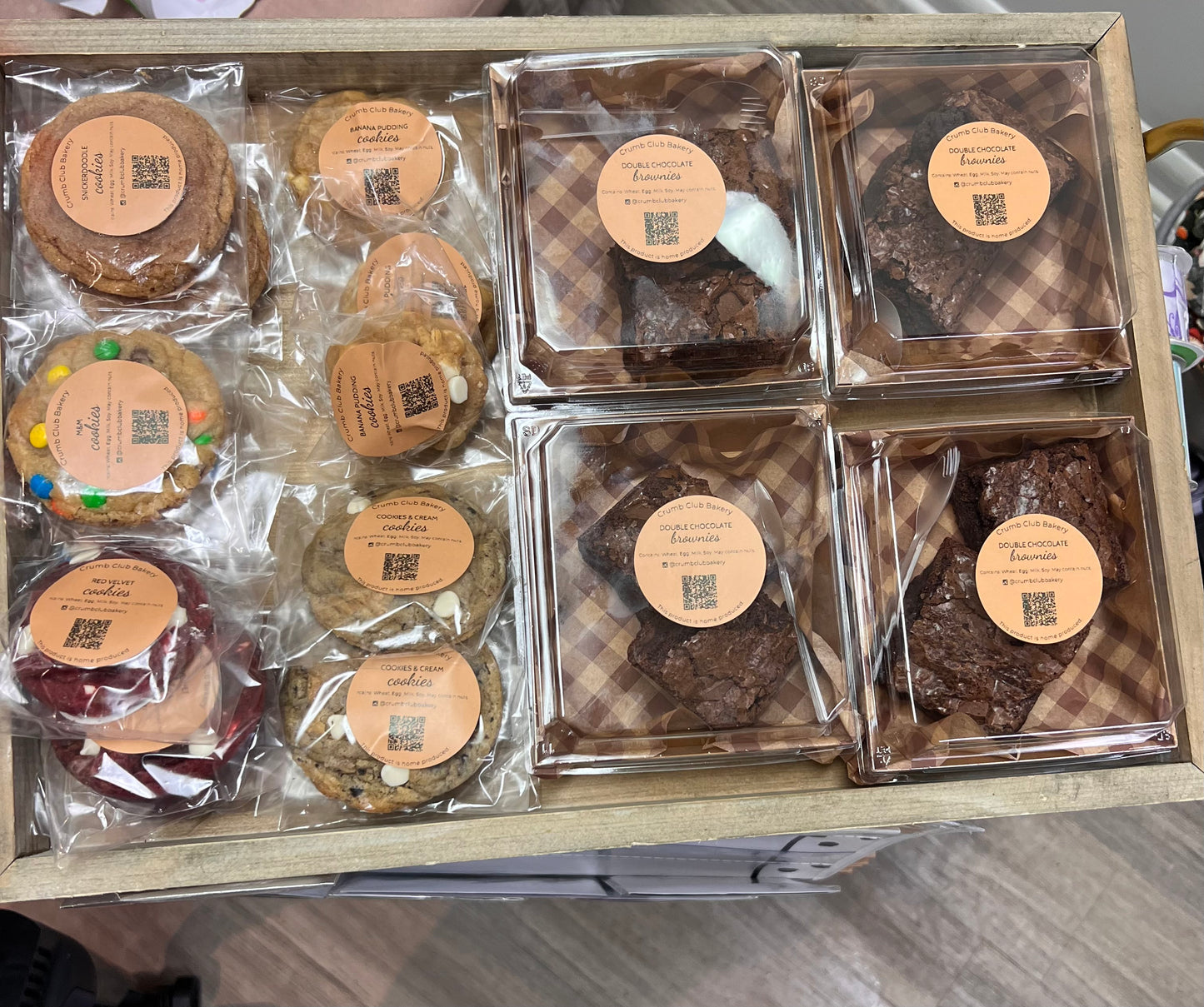 Crumb Club Bakery Double Chocolate Brownies