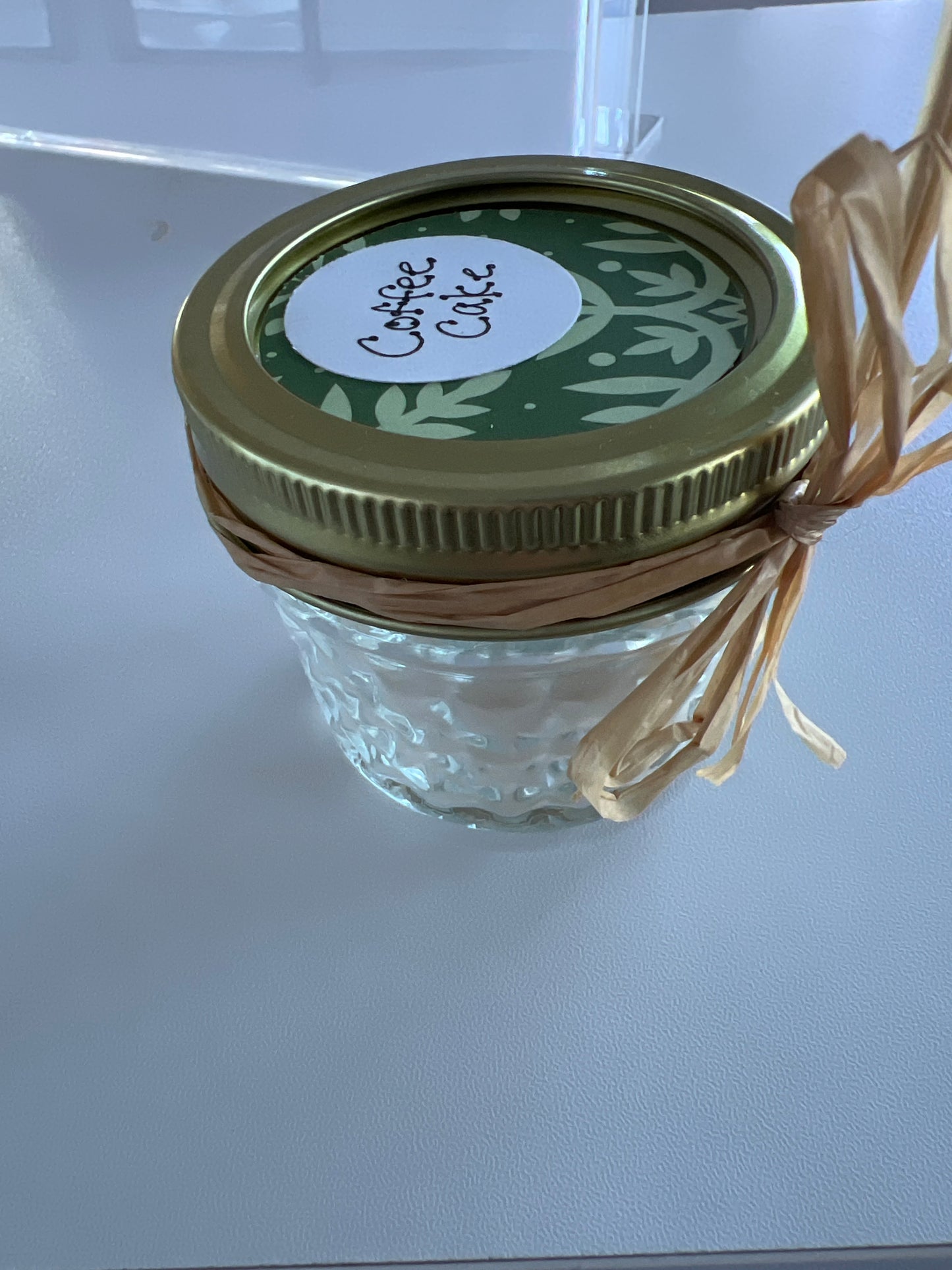 Coffee cake candle by Megan