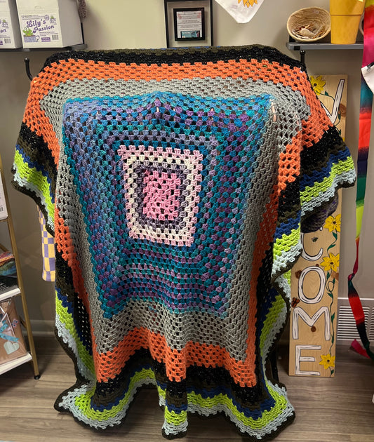 Jule - crochet throw blanket