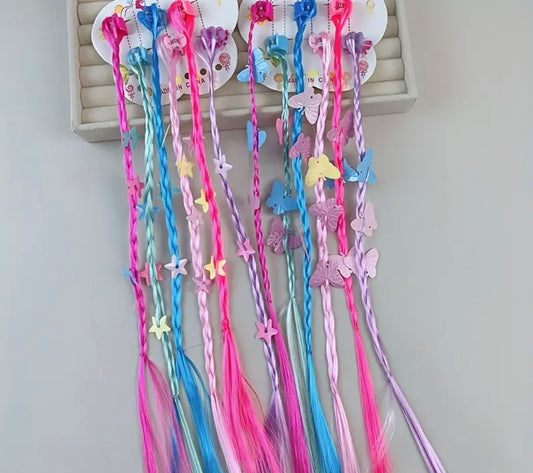 Mini hair clip princess style extension